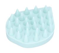 Haofy Spazzola in Silicone per Massaggio del Cuoio Capelluto Massaggiatore per Capelli Morbidi per Uso Domestico Spazzola in Silicone per la Pulizia dei Capelli e Doccia Rilassante (GREEN)