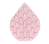 Haofy Spazzola in Silicone per Massaggio del Cuoio Capelluto Massaggiatore per Capelli Morbidi per Uso Domestico Spazzola in Silicone per la Pulizia dei Capelli e Doccia Rilassante (PINK)