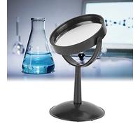 Haofy Specchio Concavo Specchio Riflettente in Vetro da 10 Cm con Supporto Ottico Trasparente per l'apprendimento per Bambini Studio delle Scienze in Osservazione del Vialetto (