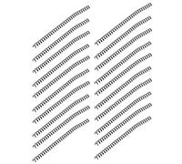 Haofy Spirali di Rilegatura a Colori da 20 pezzi. Dorso di Rilegatura a Spirale in Plastica da 30 Fogli per Ufficio, Studenti, Privati (#11)