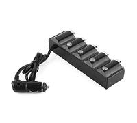 Haofy Splitter per Presa Accendisigari per Auto DC 12V 24V a 4 Vie con Doppie Porte USB per Telefono GPS Adatto per la Maggior Parte dei Veicoli per Viaggi su Strada Pendolari