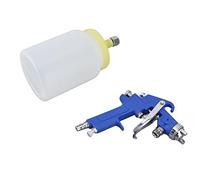 Haofy Spruzzatore Pneumatico per Vernice con Alimentazione a Sifone con Tazza da 1000 Ml e Ugello da 3 Mm - Pistola a Spruzzo Ad Aria in Acciaio Inossidabile per Rifinitura Automobilistica, Dettagli