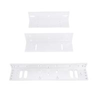 Haofy Staffa a Z e L Resistente da 280 Kg per Serratura Elettromagnetica, Installazione per Controllo Accessi a Porta Singola, Lega di Alluminio, 1 Set Applicabile per Magazzini di Uffici Domestici