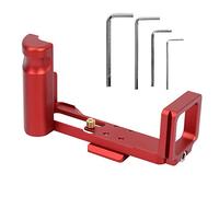Haofy Staffa con Piastra a L a Sgancio Rapido per Serie RX100 - Design Leggero in Alluminio per un Facile Passaggio Dalla modalità Orizzontale a Quella Verticale (rosso)