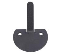 Haofy Staffa da Parete in Acciaio Al Carbonio con Supporto per Teschio Europeo per Display a Testa di Cervo con Finitura Nera Satinata Installazione Semplice per Antilope Antilope Nera Dalla Coda