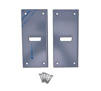 Haofy Staffa di Estensione per Palo 4x4, Acciaio Inox Resistente | Unisce Saldamente Due Pali di Legno 4x4 con Viti Incluse, Aumenta L Altezza della Cassetta Postale o della Recinzione
