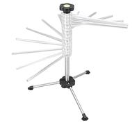 Haofy Stendino per Pasta a Rotazione Manuale in Acciaio Inossidabile da 24 Pollici con Griglia per Spaghetti Dal Design Pieghevole per Piccole Cucine, Soggiorno in, Pasti Quotidiani Fatti in Casa