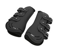 Haofy Stivali a Gamba a Cavallo Traspirante Regolabili per Cavalcare la Protezione della Protezione da Impatto Adatto per la Guida a Lunga Distanza Mostra Materiale Premium Che Salta in Neoprene (M)