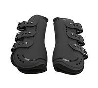 Haofy Stivali a Gamba a Cavallo Traspirante Regolabili per Cavalcare la Protezione della Protezione da Impatto Adatto per la Guida a Lunga Distanza Mostra Materiale Premium Che Salta in Neoprene (L)