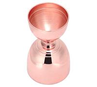 Haofy Strumento da Barra per Cocktail Jigger a Doppia Testa in Acciaio Inossidabile per Feste in Casa, capacità 30 Ml/60 Ml, Oro Rosa, 3,3x2,0x1,7 Pollici (Oro rosa)