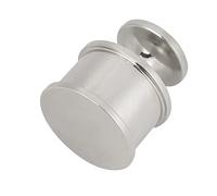 Haofy Strumento per Pressare la Pelle in Acciaio Inossidabile Color Argento di Alta qualità per Prevenire lo Slittamento della Pelle, Fermacarte in Metallo per Artigiani