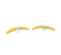 Haofy Strumento Separatore per Ciglia Efficiente Separatore di Estensione Ciglia Silicone Riutilizzabile per Saloni di Bellezza, Giallo