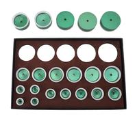 Haofy Sturdy Watch Back Case più Vicino Stampi Impostato da 20 a 58 Mm per Orologio Professionale Muore Kit Metallo ABS 20pcs per la Riparazione