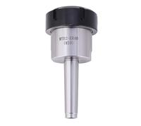 Haofy Supporto Mandrino MT2-ER40 M10 per Tornio CNC, Mandrino Ad Alta Precisione per la Lavorazione dei Metalli, Materiale in Acciaio Al Carbonio