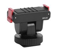 Haofy Supporto per 5 Pro 4 3 2, Supporto per Fotocamera con Base Magnetica in Lega di Alluminio, Slitta Fredda Inclinabile a 180 Gradi 1/4 Filettatura per Bastone Selfie Treppiede Vlogging