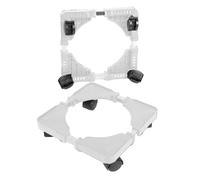 Haofy Supporto per Rotoli Regolabili, Supporto per Vaso di Fiori Universali da 15-22 Pollici con Ruote, Carrelli di Piante di Grandi Dimensioni Pesanti, Uso Interno e Esterno (White)