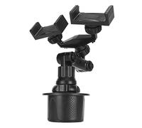 Haofy Supporto Telefono Auto Rotante 360° Adatto per Diametri 64,2-94,2mm Compatibile con Telefoni 3"-7" Doppio Fisso per Auto Camion SUV