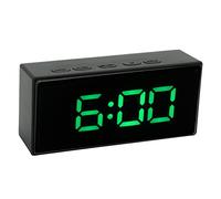 Haofy Sveglia Digitale con Sensore di Temperatura Visualizzazione dell'ora 24 Ore Orologio a Specchio LED Intelligente per Camera da Letto, Viaggi, Piccoli Appartamenti, Vita in, Uso Quotidiano