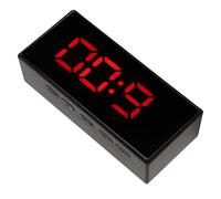 Haofy Sveglia Digitale con Sensore di Temperatura Visualizzazione dell'ora 24 Ore Orologio a Specchio LED Intelligente per Camera da Letto, Viaggi, Piccoli Appartamenti, Vita in, Uso Quotidiano