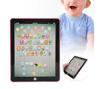 Haofy Tablet Didattico Interattivo per Giovani Studenti Dai 2 Anni in su con Giochi Bilingue Cinese Inglese Lettura Elettrica Dotato di 3 Batterie AA Dimensioni Compatte 8x6 Pollici Viaggio
