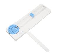 Haofy Tagliacarte 4 in 1, Design Compatto in ABS con Misurazione Precisa dell'angolo per Progetti di Bricolage e Scrapbooking (BLUE)
