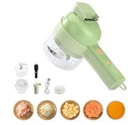 Haofy Tagliaverdure Elettrico Portatile, Design Ergonomico con Porta di Alimentazione Aperta per Preparare e Pulire il Cibo Senza Sforzo