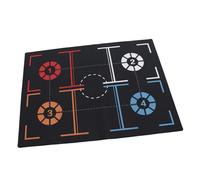 Haofy Tappetino da Allenamento per Basket, Materiale in Gomma, Design Silenzioso, Comodo e di Grandi Dimensioni per Gli Allenamenti di Dribbling in Casa, 33,1x47,3 Pollici, Aiuto Ideale per