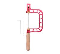 Haofy Telaio per da Traforo Multifunzionale Resistente Alla Corrosione Taglio Veloce e Uniforme per la Lavorazione del Legno Creazione di Gioielli in Metallo Rosso