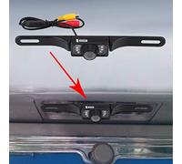 Haofy Telecamera di Retromarcia con Supporto per Grandangolare da 140 Gradi Telecamera per Retromarcia con Visione Notturna a 7 LED IP67 Impermeabile per Camion SUV Fuori Strada