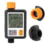 Haofy Timer Automatico Dell'acqua Controller Elettronico per Irrigazione LCD da 1 S a 300 Minuti Ciclo di 15 Giorni per di Irrigazione da Giardino con Irrigatore per Prato