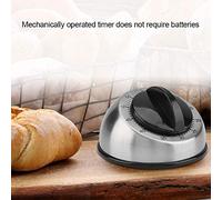 Haofy Timer, Migliore per la Gestione del Tempo, 60 Minuti di in Acciaio Inossidabile Timer a Quadrante Manuale Ruotato in Senso Orario, della Cucina Meccanica