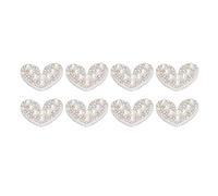 Haofy Toppe con a Forma di Cuore, 40 Pezzi, per Riparare Abiti Fai da Te, Cucire Decorazioni per Giacche, Cappelli, Zaini, Forniture Artigianali Decorative per la Cucina di Famiglia, l'uso