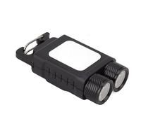 Haofy Torcia Portachiavi LED 800LM con Distanza del Fascio di 262FT Doppia modalità di Luce Mini Torcia Ricaricabile USB per Campeggio, Escursionismo, Uso di Emergenza