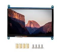 Haofy Touchscreen da 7 Pollici per RaspPi, Display Touch Screen Portatile HD 1024x600, Supporto per Raspbian//Win10 IOT