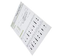 Haofy Tromba Cavo per principianti: Semplice Guida per il Dito per Lezioni di Apprendimento della Casa e della Musica, Attrezzatura Cartacea Sostenibile (Orologio da accordo piccolo (grandi