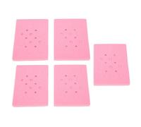 Haofy Tubo di Schiuma Rotondo Pirch Manici a Distanza Semplice per 0,2 Ml 0,5 Ml 1,5 2 Tubo Campione, Adatto a un Laboratorio Scolastico o un Laboratorio Professionale, Pacchetto (Pink 18 buche)
