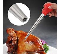 Haofy Turchia Strumento Condimento 304 in Acciaio Inossidabile Baster di Tacchino, Silicone Ispessito, Pennello per la Pulizia Squisito, Iniettore di Condimento di Carne, Strumento di Cottura della
