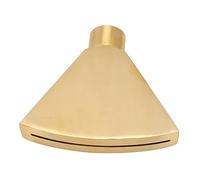 Haofy Ugello per Fontana a Forma di Ventaglio in Ottone, Installazione Semplice, Angolo di Spruzzo Piatto di 90 Gradi per Giardini Paesaggistici e Laghetti