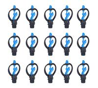 Haofy Ugello per Irrigatore per Prato con Rotazione Automatica a 360° con Filettatura Esterna G1/2 in Plastica per Irrigazione del Giardino, Irrigazione della Serra, Uso dell'orto (Ugello girante a