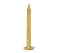 Haofy Unghia della Testa Rotonda, 4pcs Fissante di Mestiere Fai -da -te in Ottone Vintage con 3 Dimensioni 0,4 0,6 0,71 Pollici per la Lavorazione del Legno e L'installazione (15 mm di lunghezza)