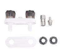 Haofy Valvola Miscelatrice per Doccia per, Valvola Miscelatrice per Doccia a Collegamento Rapido 3/4 Pollici con Controllo della Temperatura a Doppia Manopola, per, Camion, Bagni