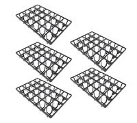 Haofy Vassoio per Piante con 24 Griglie, Vassoio per Vaso da Vivaio in Plastica Resistente con 24 Celle per un Facile Trasporto e Organizzazione del Vaso per Piante