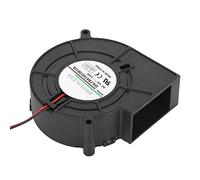 Haofy Ventilatore CC Senza Spazzole con Ventola Radiale 12V, Ventilatore con Doppio Cuscinetto a Sfere Ventilatore d'Aria di Raffreddamento Turbo Ventilatore Centrifugo per Barbecue con