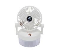 Haofy Ventilatore da Scrivania Pieghevole Ricaricabile con Nebulizzatore da 800 Ml e Batteria da 1200 MAh per Viaggi in Ufficio in Dormitori