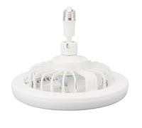 Haofy Ventilatore da Soffitto a LED, Angolo Regolabile 30W 3 velocit¨¤ E27 Ventilatore da Soffitto con Luce e Telecomando per Ufficio Domestico, 9,8x7,1