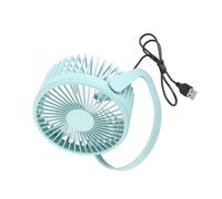 Haofy Ventilatore da Tavolo Motore Brushless Silenzioso e a Basso Rumore Ventilatore da Tavolo Portatile Alimentato Tramite USB per Viaggi in Ufficio a Casa, Plastica (cielo blu)