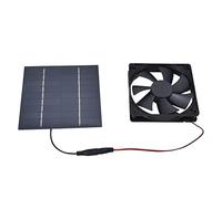 Haofy Ventilatore di Scarico Ad Energia Solare 10W Ventilatore Singolo con Pannello Solare Impermeabile per Pollai, Serre, Capannoni, Cucce per Animali, Piccoli Edifici, Uso Esterno