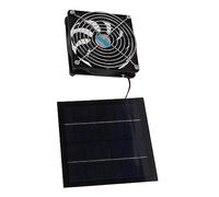 Haofy Ventilatore di Scarico Ad Energia Solare 20W 12cm con Ventilazione Efficiente e Funzionamento Silenzioso Kit Ventilatore Portatile per, Serra, Cuccia per Animali, Piccola Cabina, Uso Quotidiano