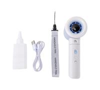 Haofy Ventilatore Nebulizzatore Portatile con Controllo Continuo della velocità e Display Digitale Schermo LCD Batteria Ricaricabile da 3000 MAh USB C per Uso Interno Esterno (WHITE)