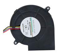 Haofy Ventilatore Radiale CC Senza Spazzole, Ventilatore Centrifugo Turbo con Doppio Cuscinetto a Sfera 12V Ventilatore Centrifugo con 4 pin per picnic Campeggio 97 * 94 * 33mm